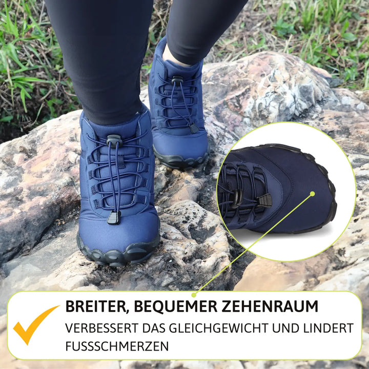 Polar | Winter Barfußschuhe für Damen mit flachem Absatz