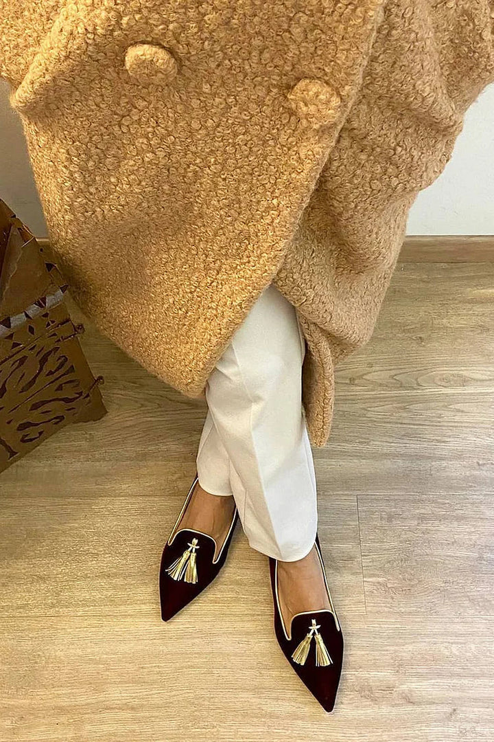 Loafer für Damen mit Eleganten Quasten