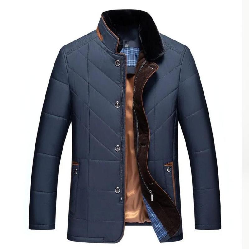 Michele | Winterjacke mit Stehkragen für Herren und langen Ärmeln