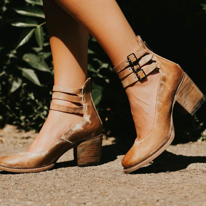 Marisa | Klarsichtstiefel für Damen mit mittelhohem Absatz