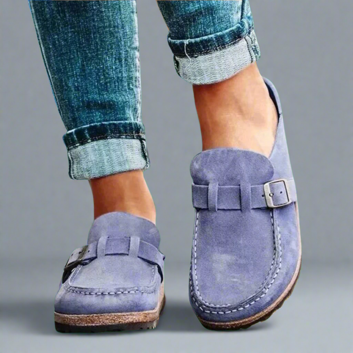 Adelwiga | Premium Orthopädische Sandalen für Damen mit flachem Absatz