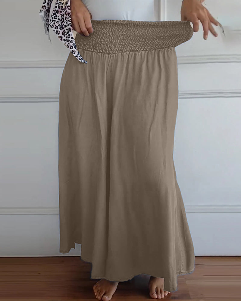 Irene | Bequeme Weite-Hosen für Damen mit hohem Bund