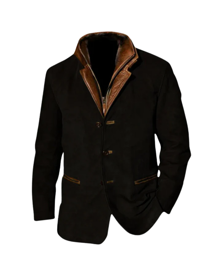 Vintage-Jacke für Herren mit langen Ärmeln