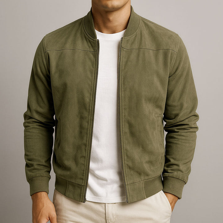 Marius | Klassische Urban Jacke für Herren mit Rundhalsausschnitt