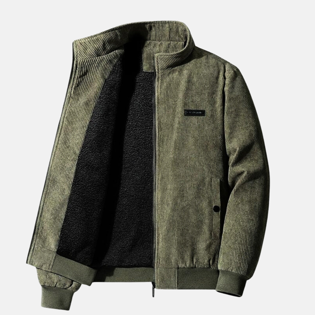 Diego | Retro Cordjacke mit langen Ärmeln