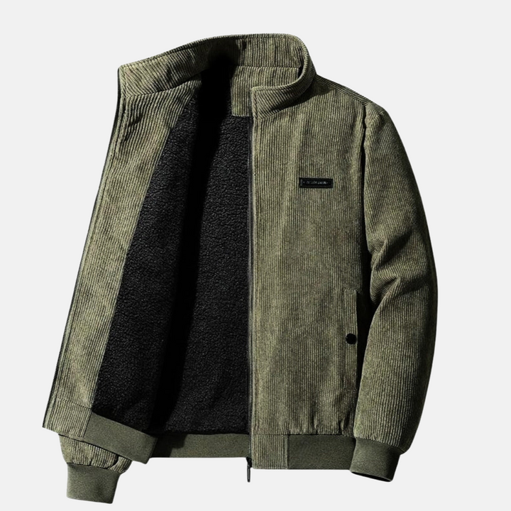 Diego | Retro Cordjacke mit langen Ärmeln