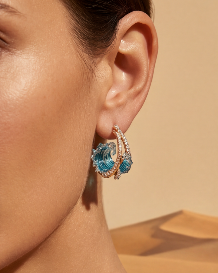 Ozeanische Eleganz Ohrringe für Damen