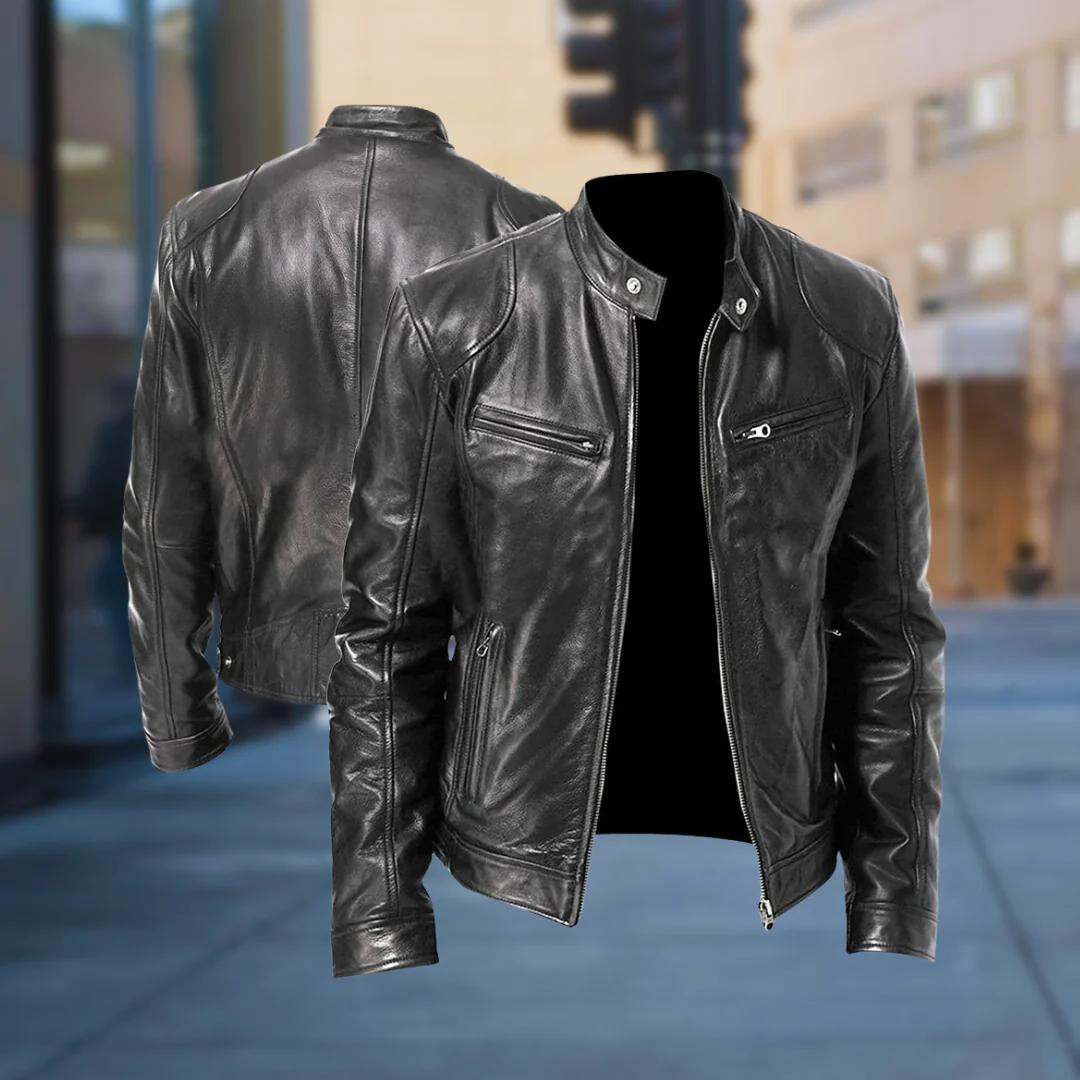 Gabriele | Herren Jacke mit Rundhalsausschnitt und langen Ärmeln
