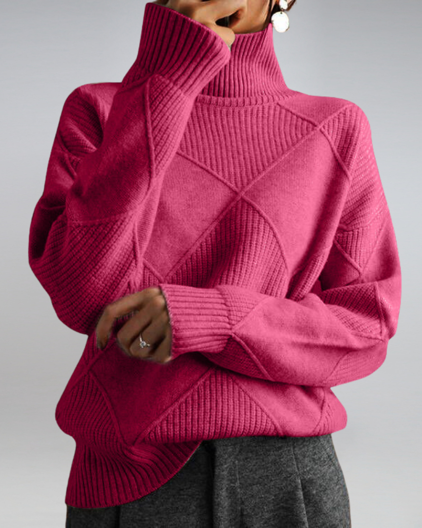 Lily | Der Rollkragenpullover für Damen mit langen Ärmeln