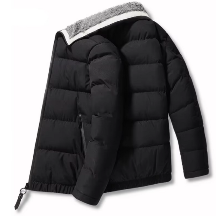 Premium Gepolsterte Winterjacke für Herren mit Rundhalsausschnitt