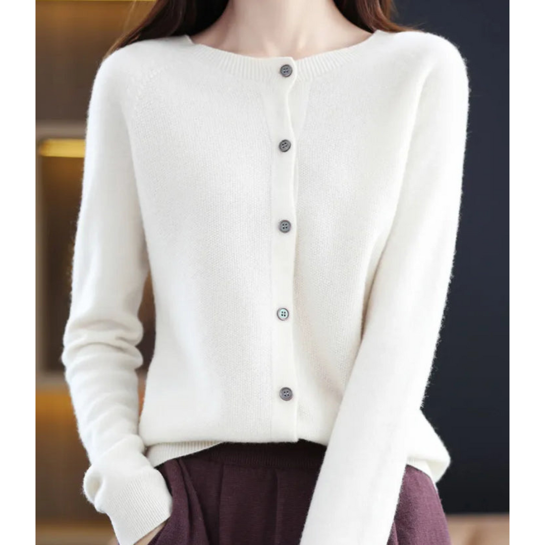 Hannah | Winter Essential Pullover für Damen mit V-Ausschnitt und langen Ärmeln
