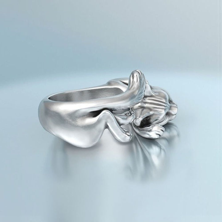 Verstellbares katzeninspiriertes Ring-Accessoire für Damen
