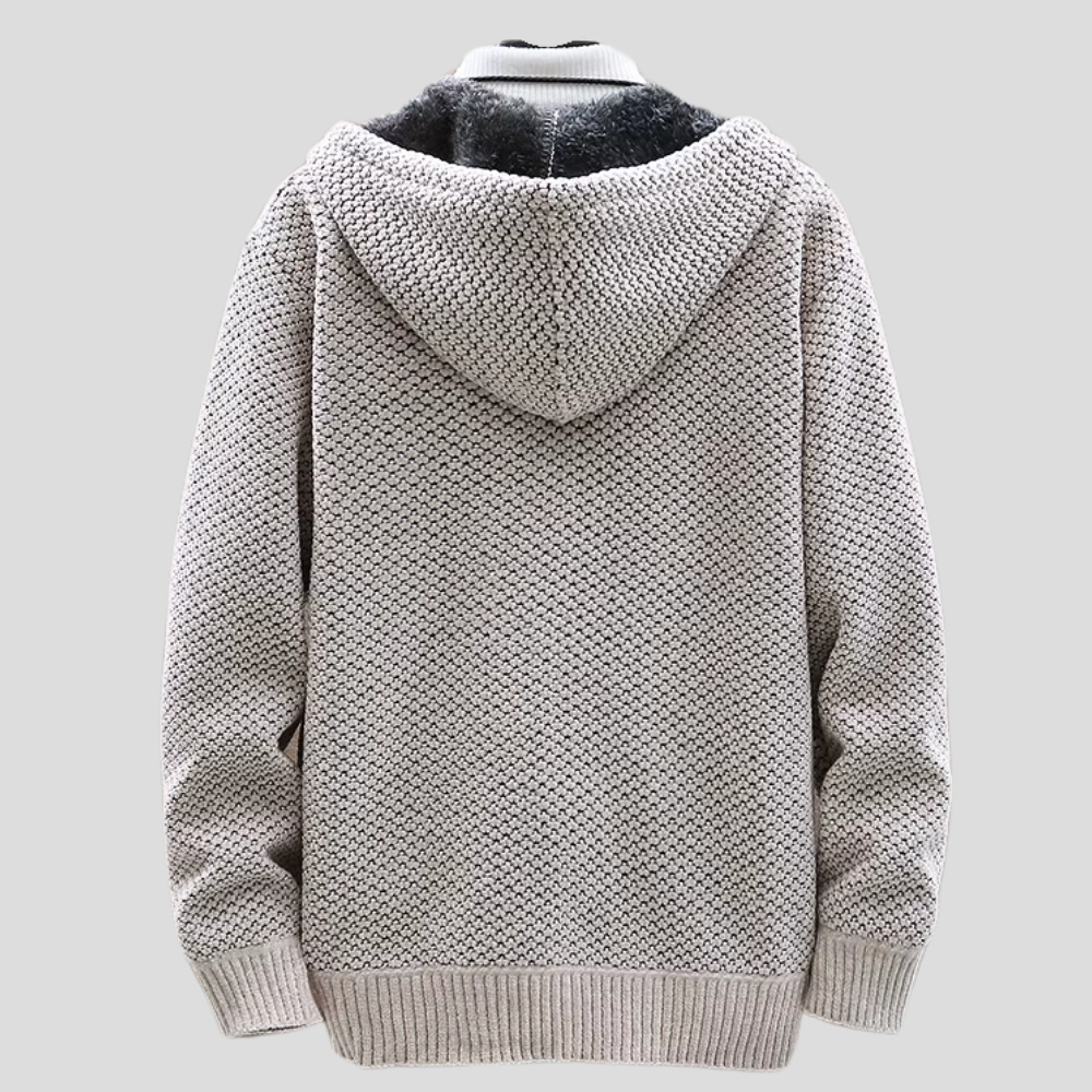 Oslo | Strick Hoodie für Herren mit Kapuze und langen Ärmeln