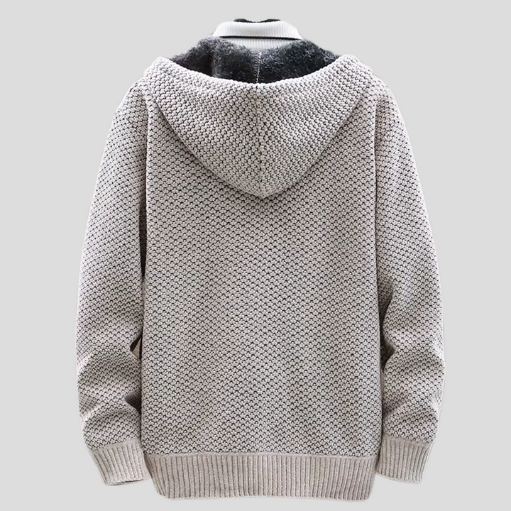 Oslo | Strick Hoodie für Herren mit Kapuze und langen Ärmeln