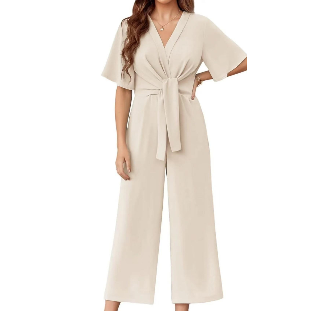 Gabriella | Elegante Sommer-Hüftknoten-Overall für Damen