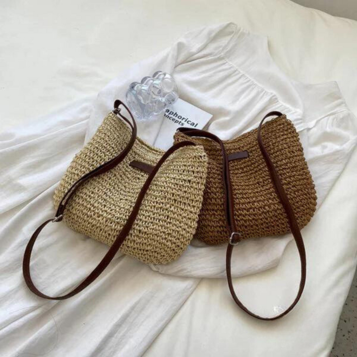 Fredhild | Klassische Gewebte Schultertasche für Damen