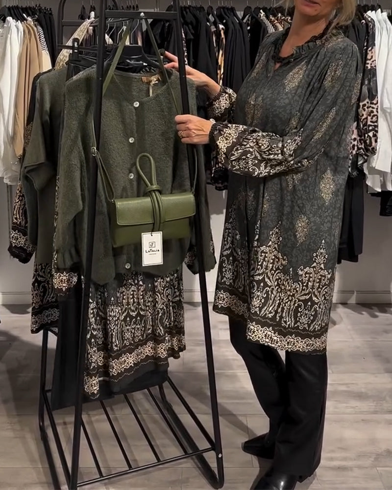 Ilse | Vintage-inspiriertes Kleid für Damen mit Knopfleiste