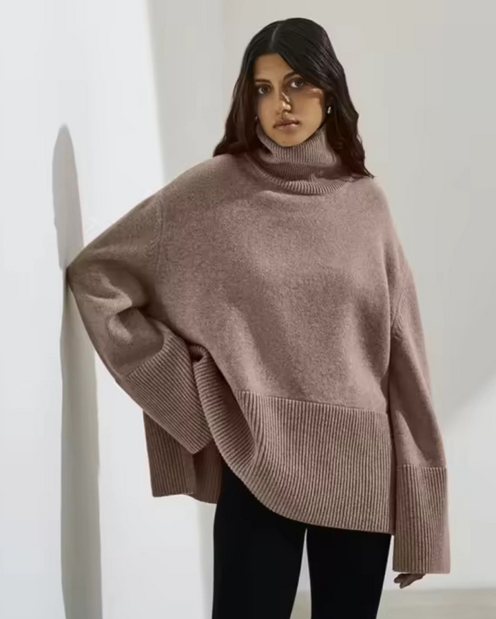 Emma | Rollkragenpullover für Damen mit langen Ärmeln