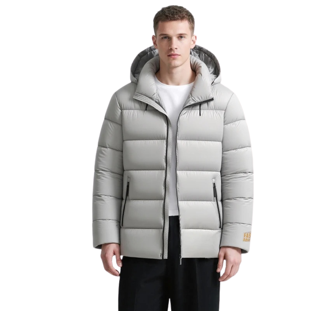 Elegante Pufferjacke mit langen Ärmeln
