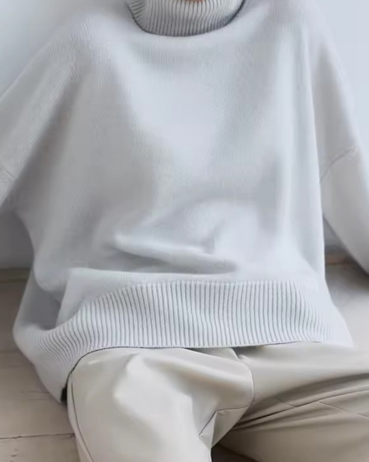 Lesley | Oversized Rollkragenpullover für Damen mit langen Ärmeln