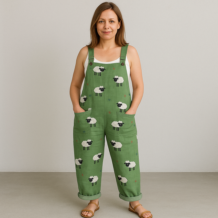 Damen Jumpsuit mit weitem Bein | Müheloser Stil und ganztäglicher Komfort