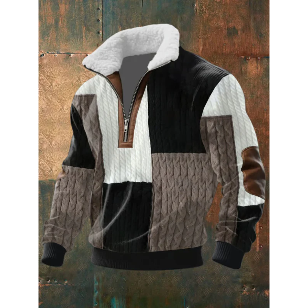 SILVORO | Pullover für Herren mit hohem Kragen