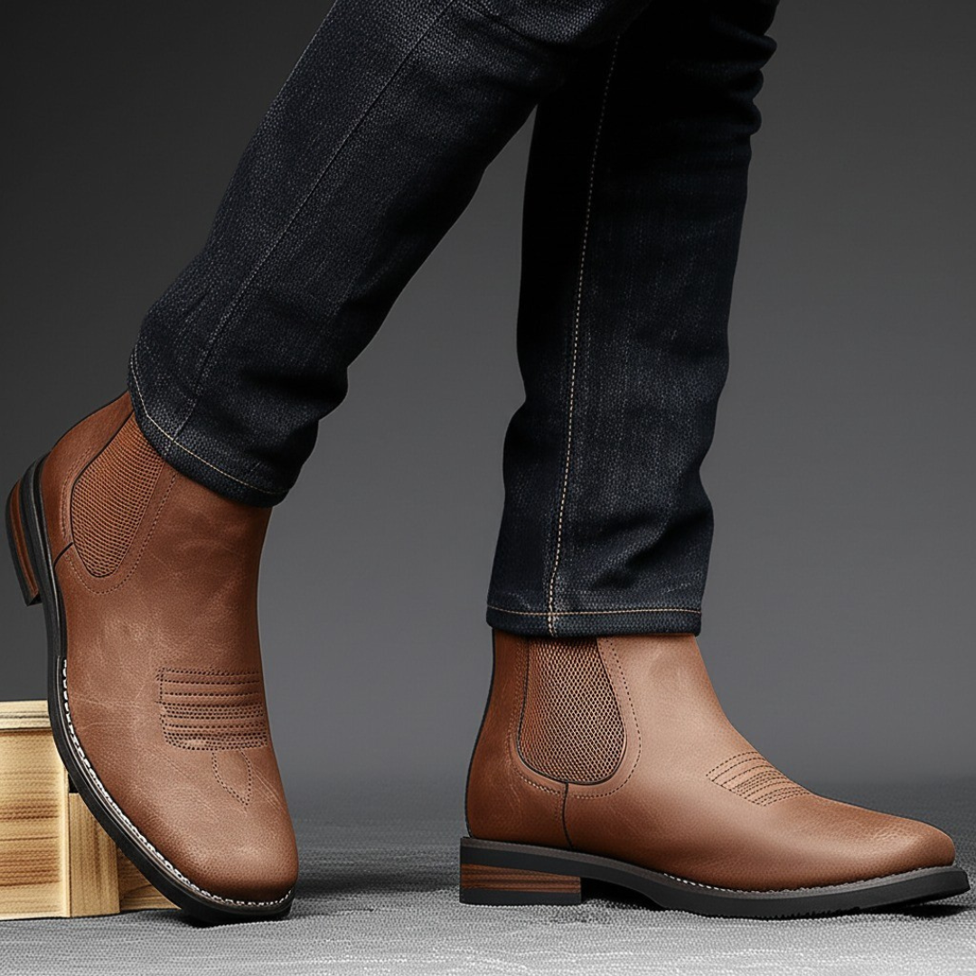 Brookvale Zeitlose Stiefel für Herren mit niedrigem Absatz