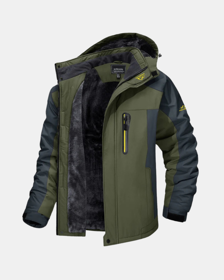 Ettore Wind- und wasserdichte Jacke für Damen mit Kapuze und langen Ärmeln