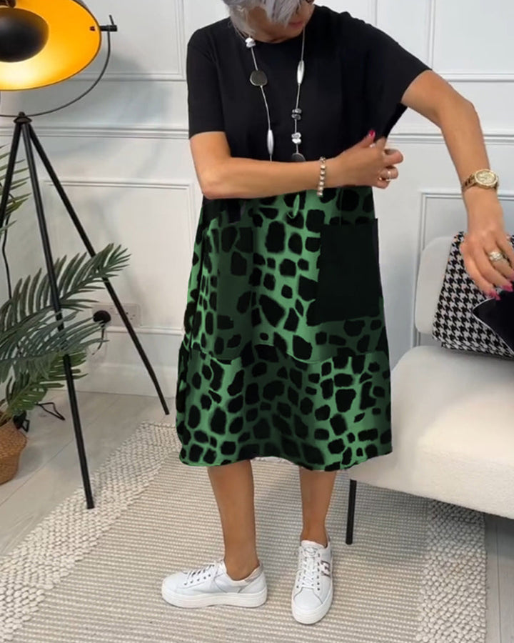 Lina | Luftiges Sommerkleid für Damen mit Rundhalsausschnitt