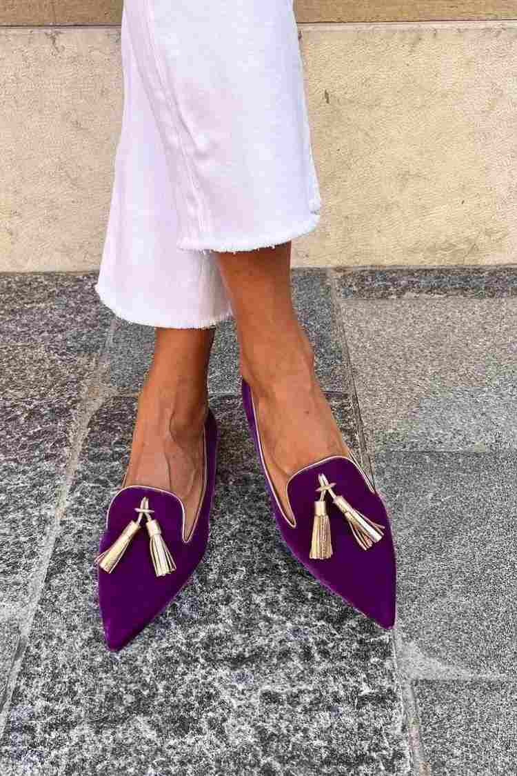 Loafer für Damen mit Eleganten Quasten