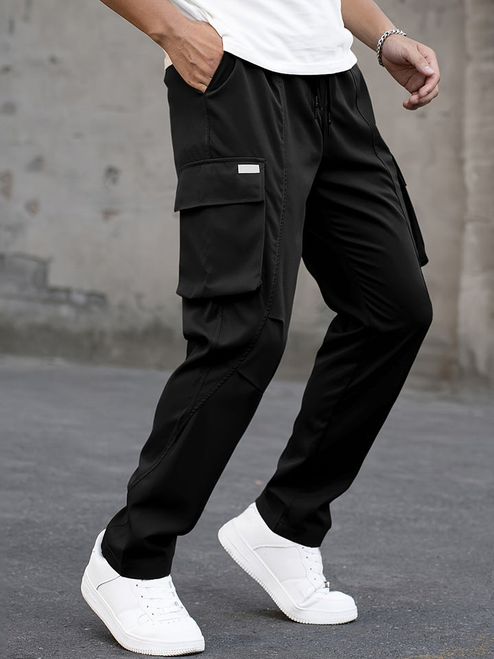 Sandro | Herren Freizeit Cargo-Hosen mit geradem Bein
