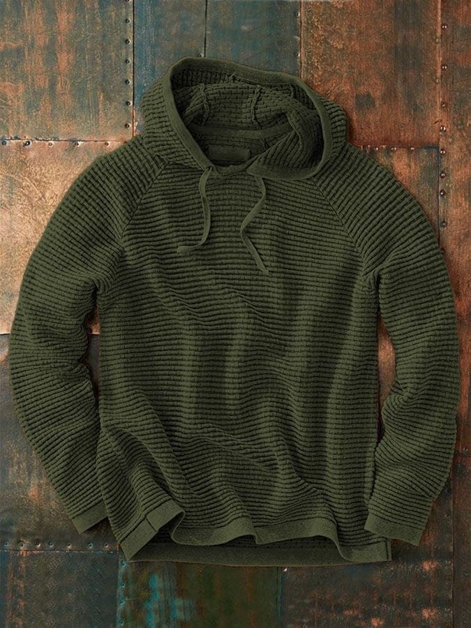 Sammy | Premium Strick Hoodie mit Kapuze und langen Ärmeln