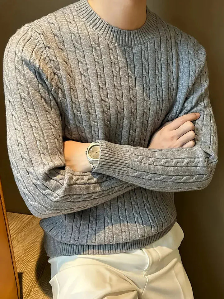 Brit und Boho | Kabelstrickpullover