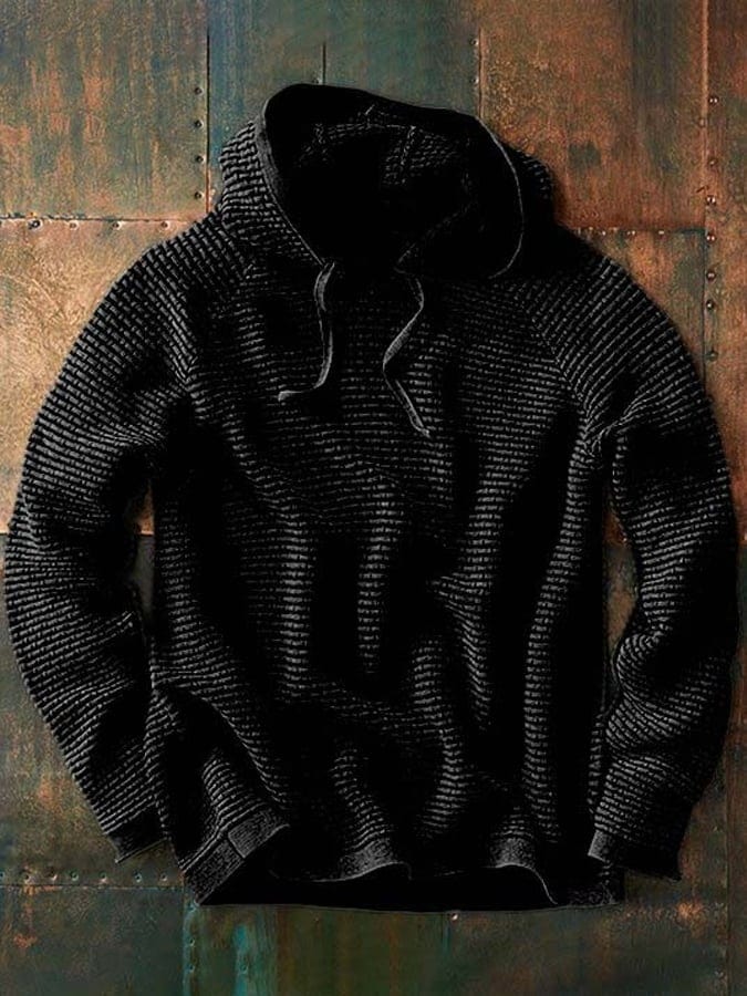 Sammy | Premium Strick Hoodie mit Kapuze und langen Ärmeln