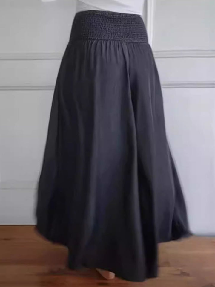 Marlene | Weit geschnittene für den Sommer Hose für Damen mit Blumenmuster