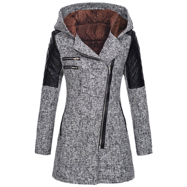 Rose | Winterjacke für Damen mit Kapuze und langen Ärmeln