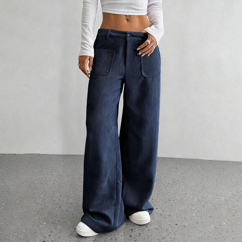 Damen Freizeit-Hochbundhose | Lockere Passform für ultimativen Komfort und Stil