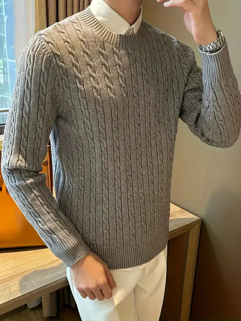 Brit und Boho | Kabelstrickpullover