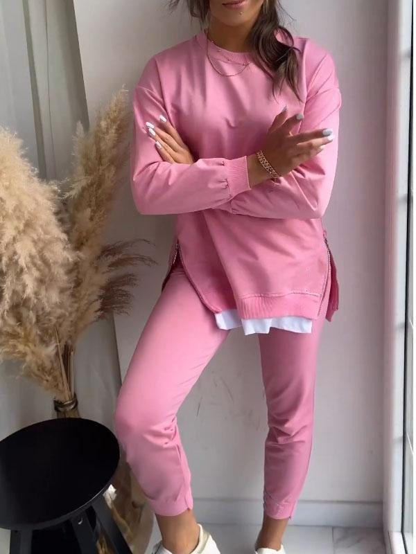 Audrey | Patchwork Zwei in Einem Set für Damen mit Rundhalsausschnitt