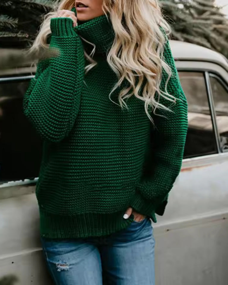 Amelia | Rollkragenpullover für Damen mit langen Ärmeln