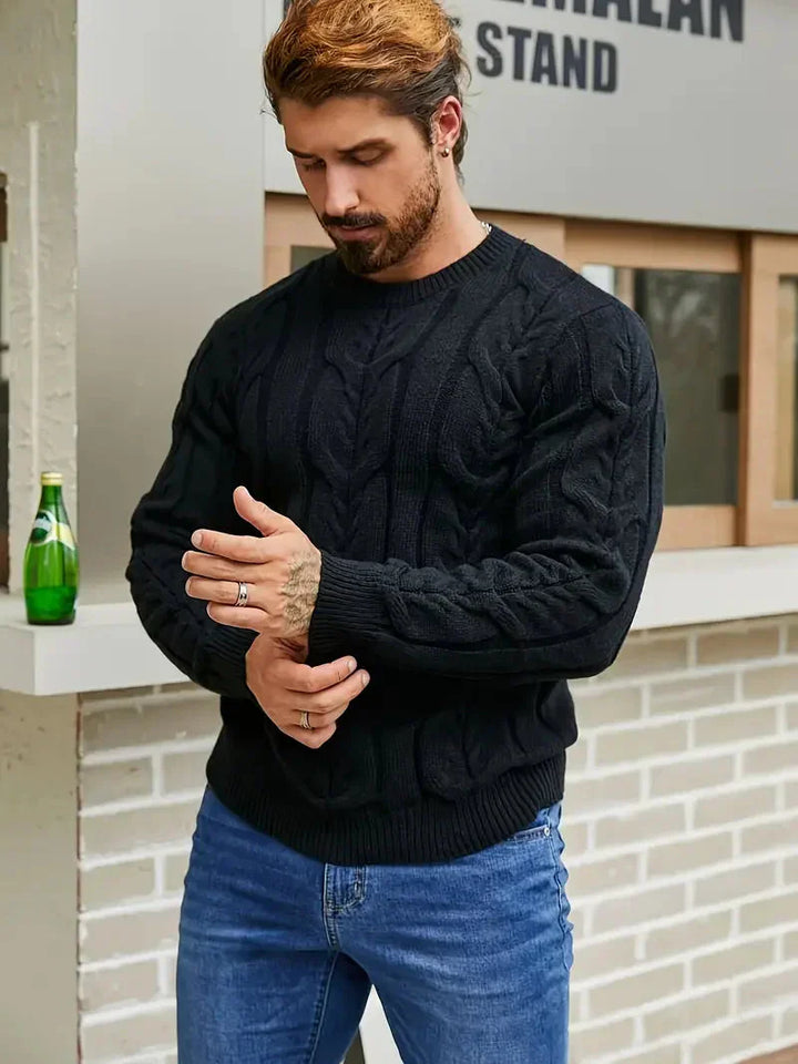 Brit und Boho | Graphica Geo Strickpullover mit geometrischem Muster