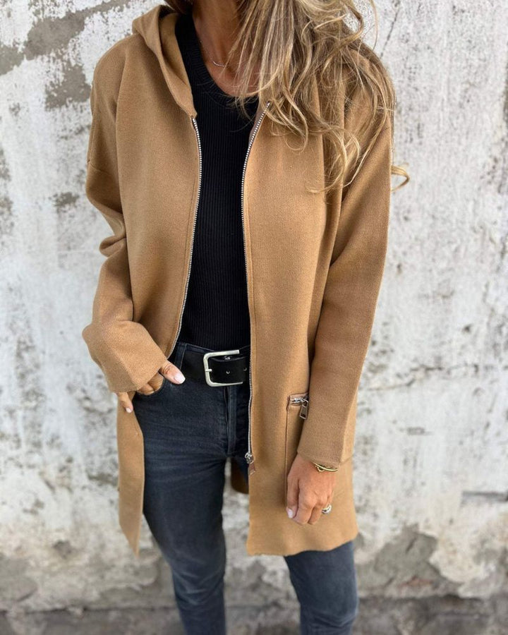 Naomi | Lässige Kapuzenjacke für Damen mit langen Ärmeln
