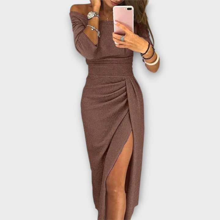Lena | Elegantes schulterfrei Kleid