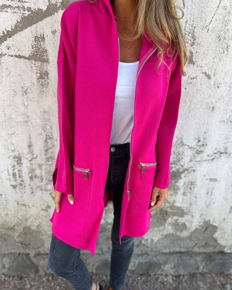 Naomi | Lässige Kapuzenjacke für Damen mit langen Ärmeln