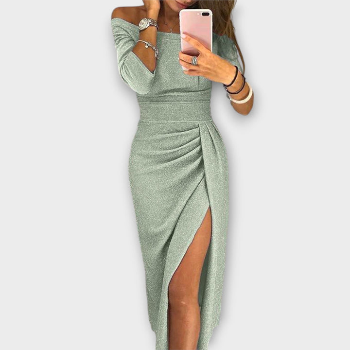 Lena | Elegantes schulterfrei Kleid
