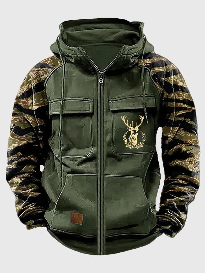 Owen | Men's Hooded Jacket with Drawstring and Pockets