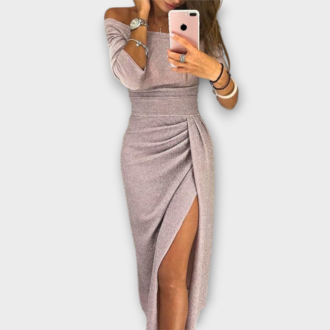 Lena | Elegantes schulterfrei Kleid