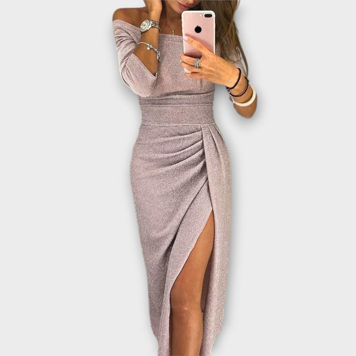 Lena | Elegantes schulterfrei Kleid