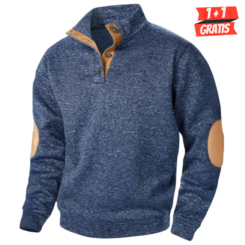 Craft | Winter Pullover für Männer für Herren mit Stehkragen und langen Ärmeln