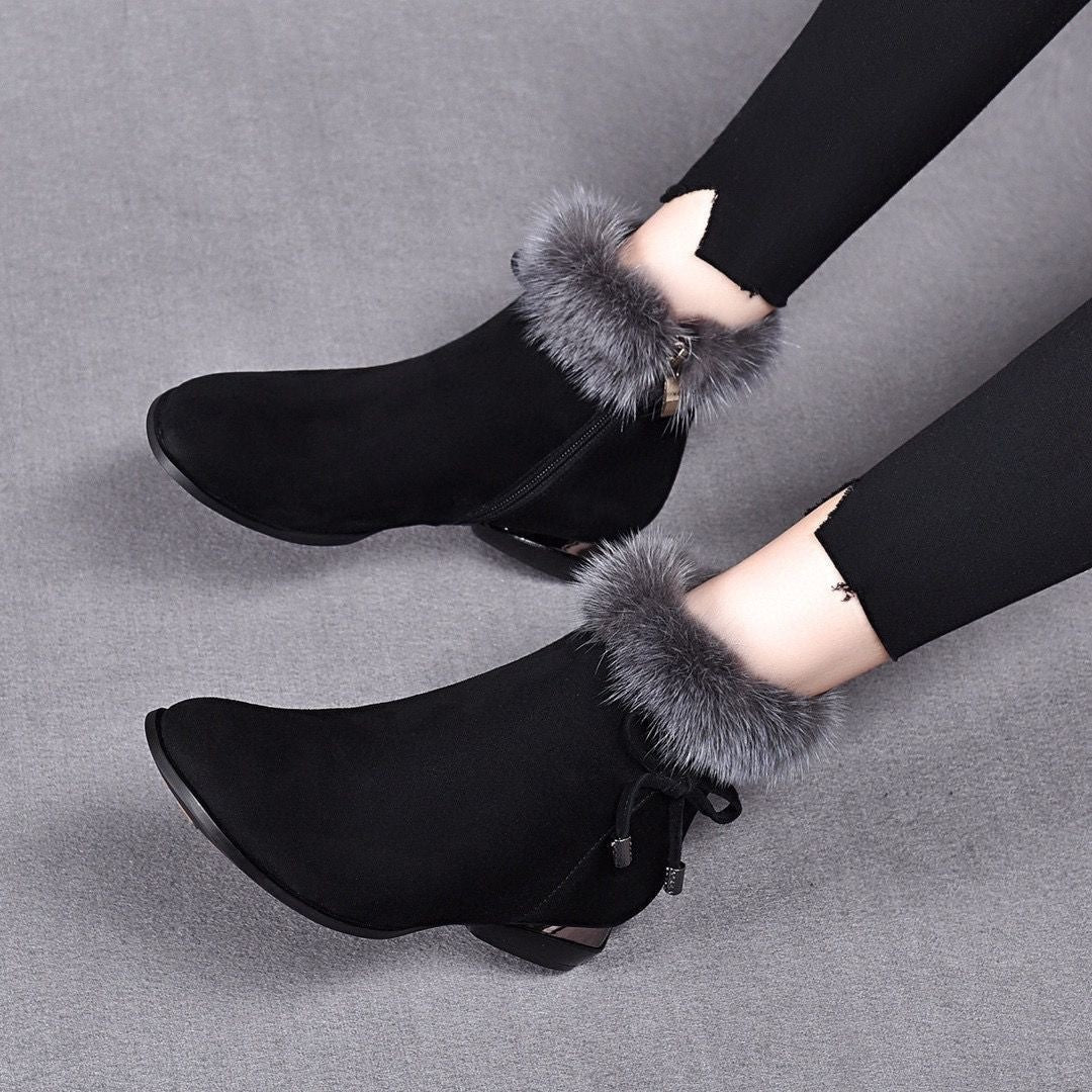 Stacey | Weiche Stiefeletten für Damen mit mittelhohem Absatz